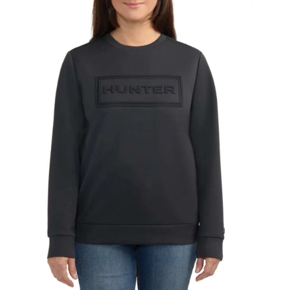 Hunter Women's Embossed Pullover Black M
